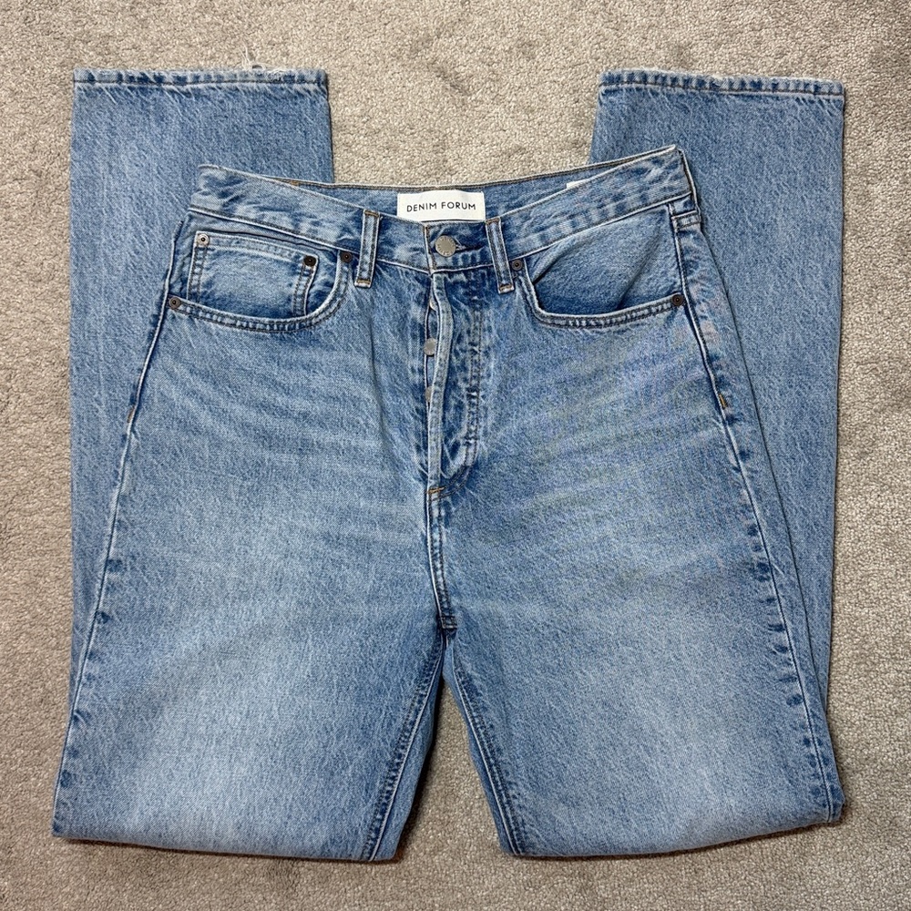 Aritzia Denim Forum The Joni High Rise Loose Size 27 - Picture 2 of 6